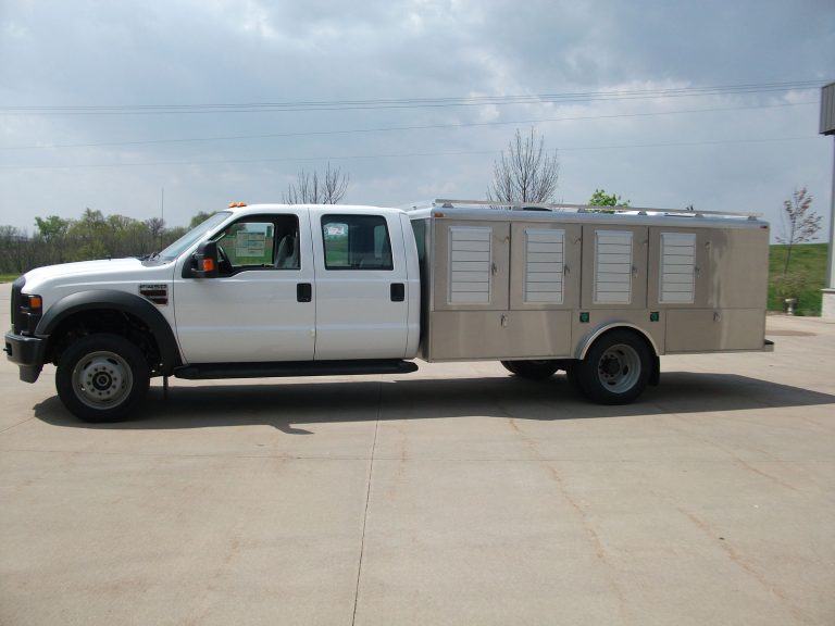 8 crate chassis extended frame truck