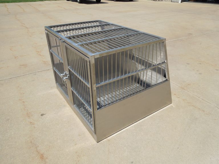 Full stainless steel double crate for SUV A
